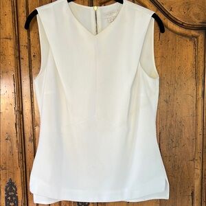 Ted Baker White Fitted Blouse